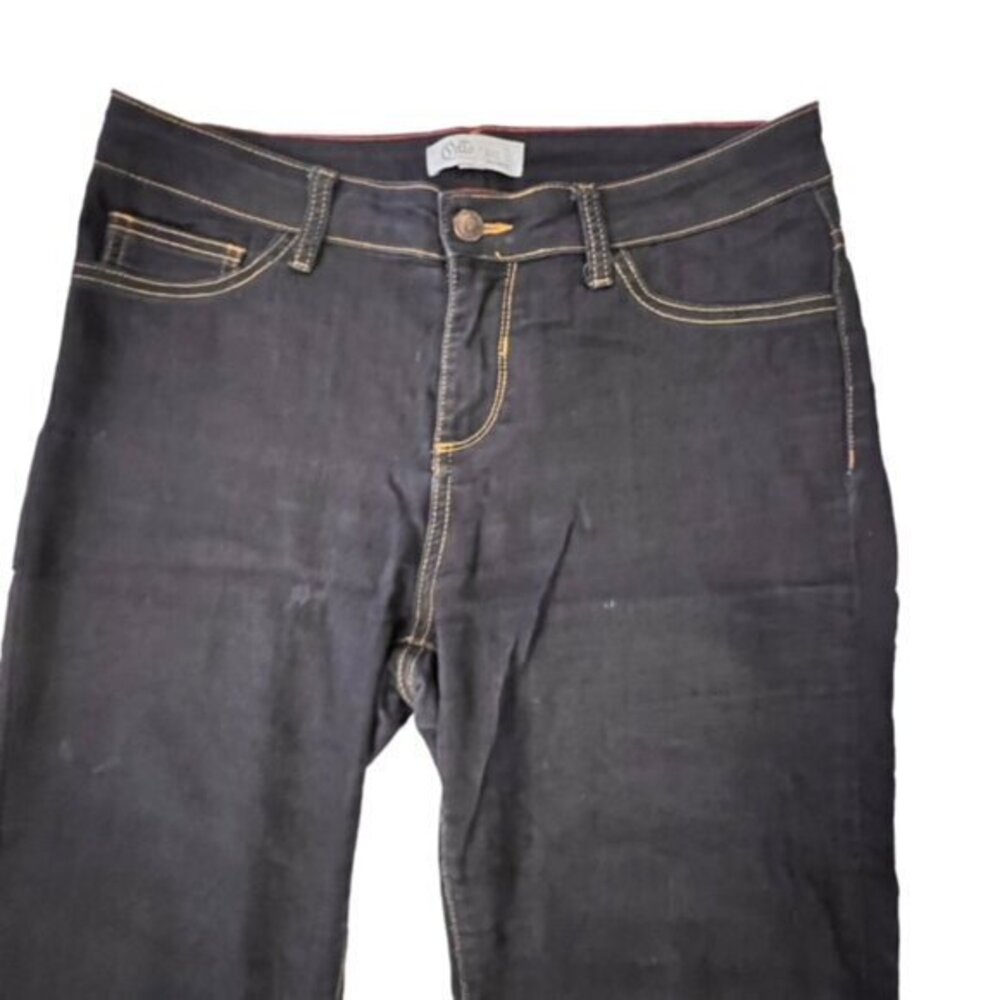 CELLO Women's Stretch Jeggings Skinny Jeans Size 13 Dark Wash Mid Rise Casual‎ - Picture 2 of 13